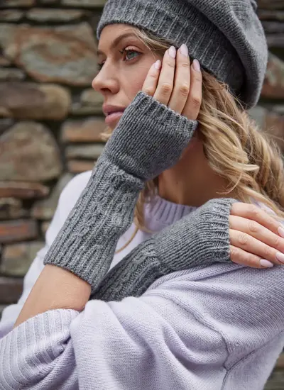 Fisherman Wool Cashmere Handwarmers
